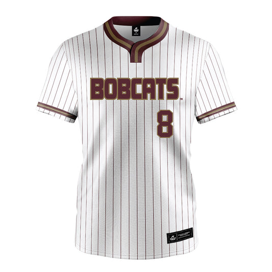 Texas State - NCAA Softball : Taylor Wilson - White Pinstripe Jersey-0