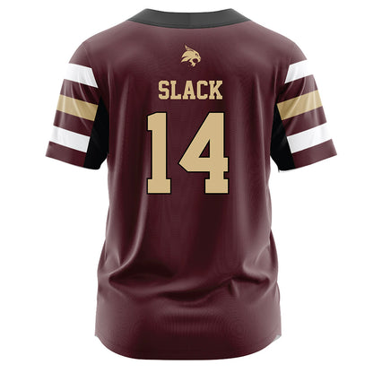 Texas State - NCAA Softball : Bailee Slack - Maroon Jersey-1