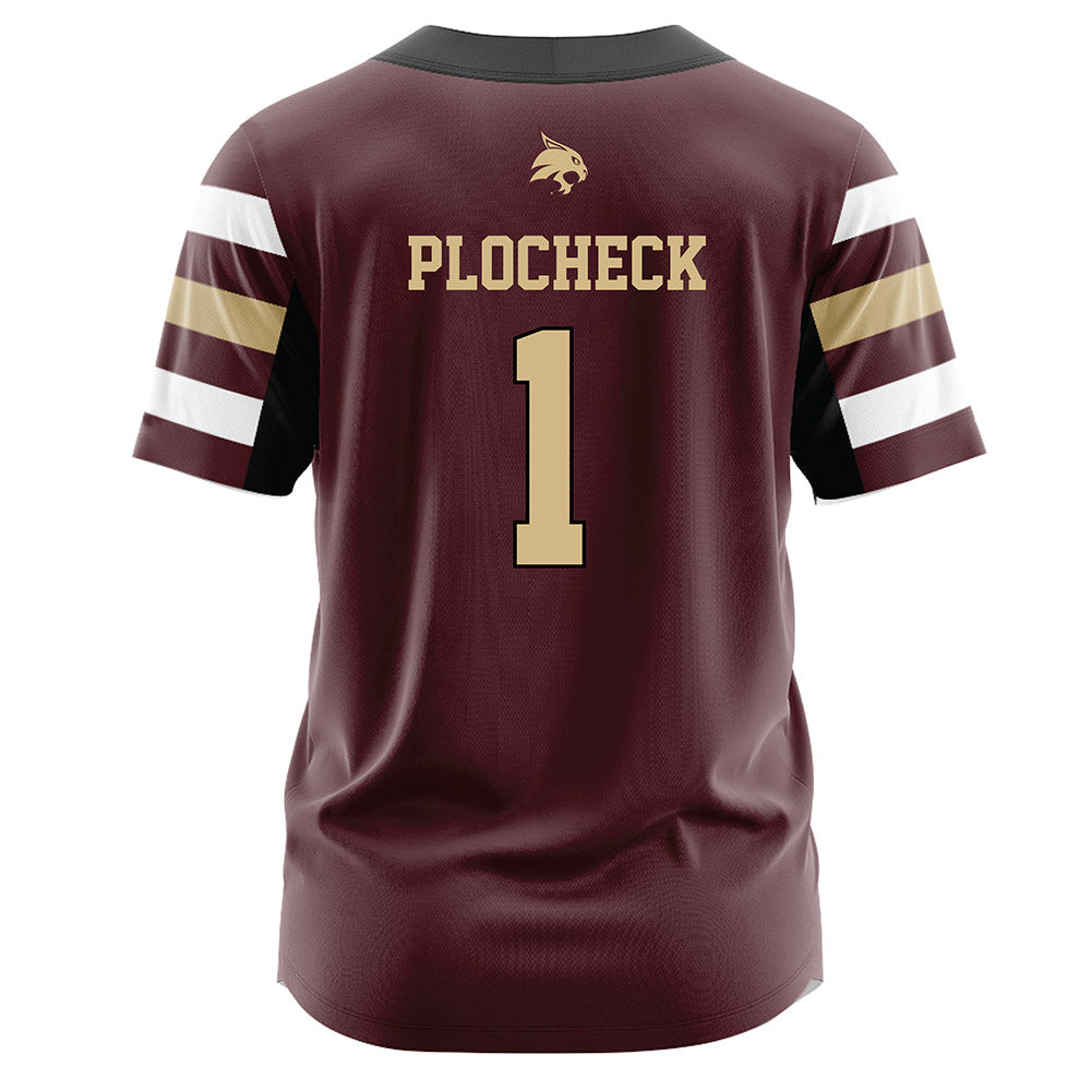 Texas State - NCAA Softball : Camryn Plocheck - Maroon Jersey-1