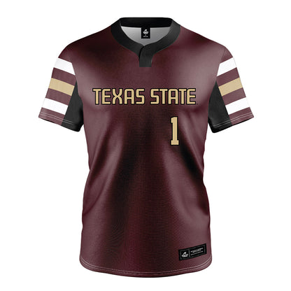 Texas State - NCAA Softball : Camryn Plocheck - Maroon Jersey-0