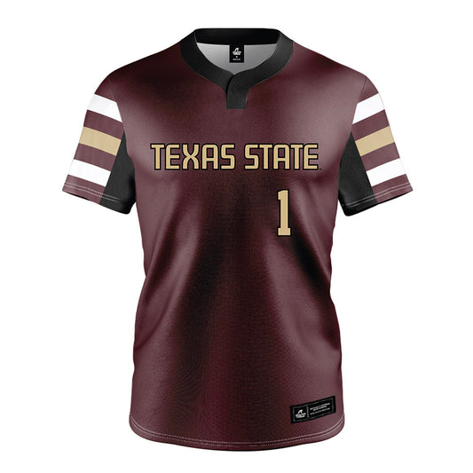 Texas State - NCAA Softball : Camryn Plocheck - Maroon Jersey-0