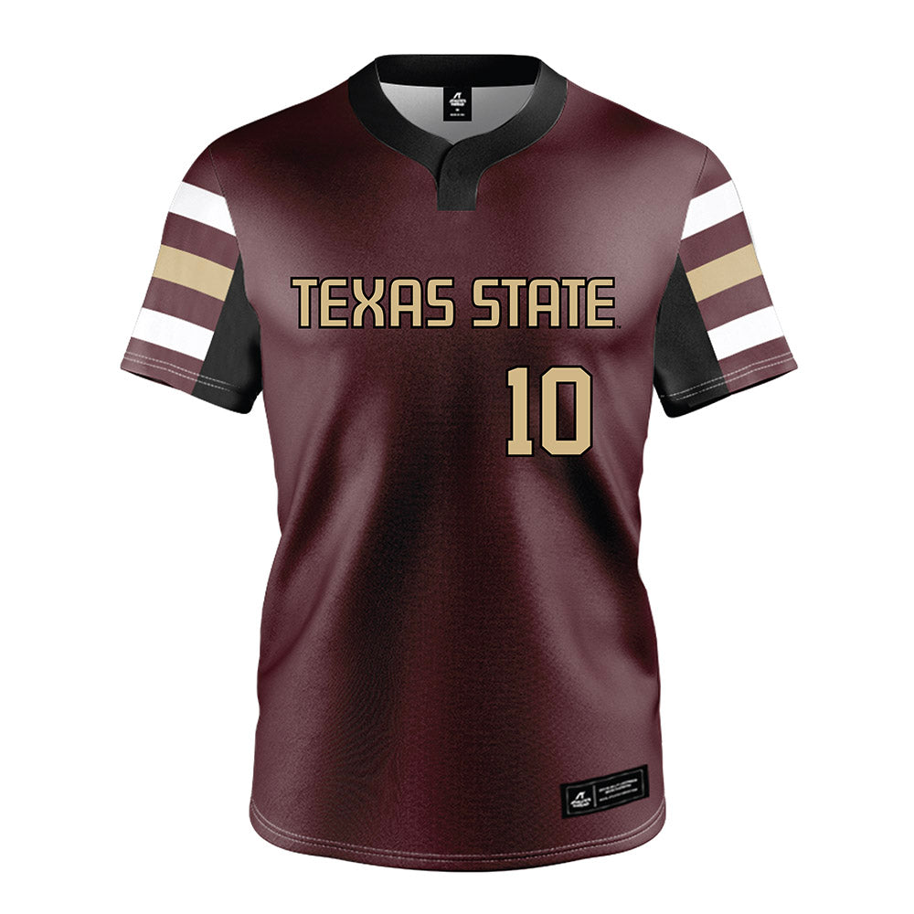 Texas State - NCAA Softball : Abby Garza - Maroon Jersey