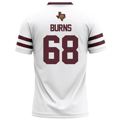Texas State - NCAA Football : Sully Burns - White Football Jersey-1