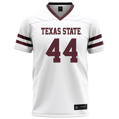 Texas State - NCAA Football : Karson Kaiser - White Football Jersey-0