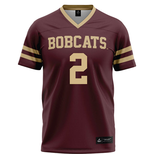 Texas State - NCAA Football : Kylen Evans - Maroon Football Jersey-0