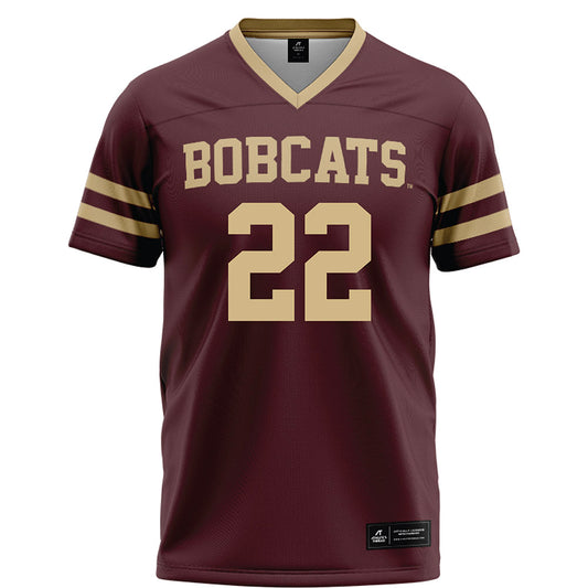 Texas State - NCAA Football : Torrance Burgess Jr - Maroon Football Jersey-0