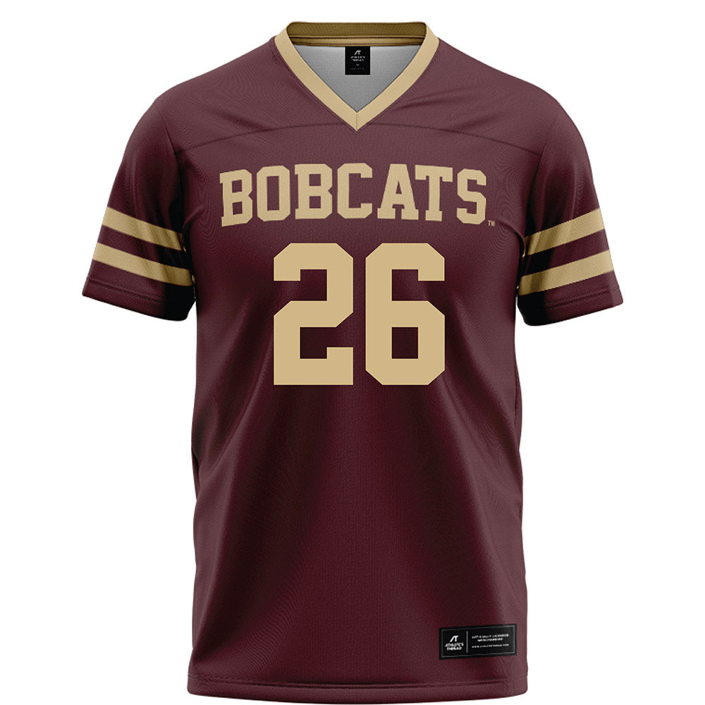 Texas State - NCAA Football : Bradley Sowersby - Maroon Football Jersey-0
