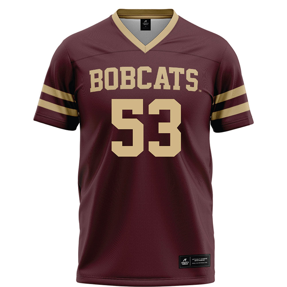 Texas State - NCAA Football : Cam Schultz - Maroon Football Jersey-0