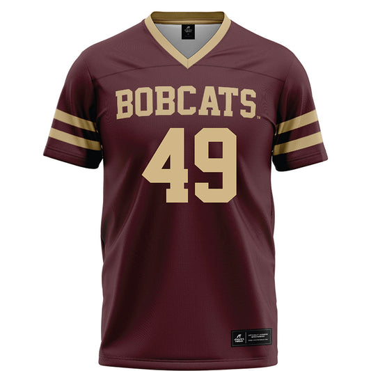 Texas State - NCAA Football : Blaine Carver - Maroon Football Jersey-0