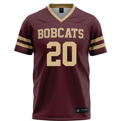 Texas State - NCAA Football : Cole Pryor - Maroon Football Jersey-0