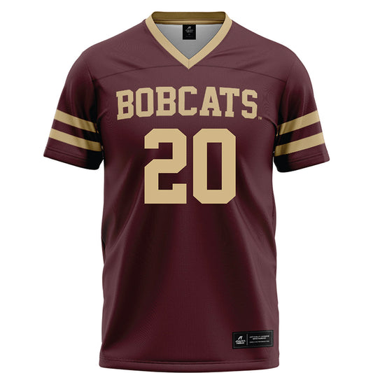 Texas State - NCAA Football : Cole Pryor - Maroon Football Jersey-0