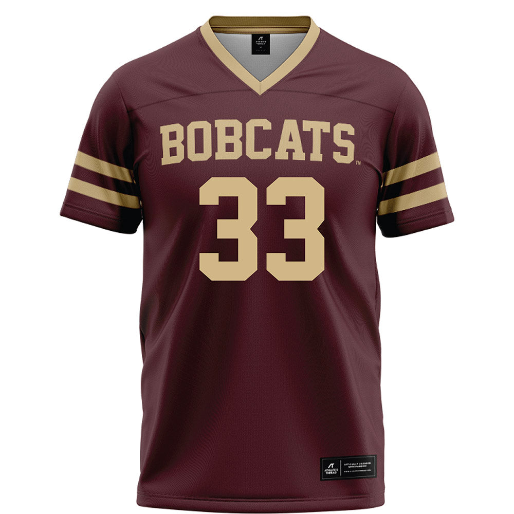 Texas State - NCAA Football : Blake Isbell - Maroon Football Jersey-0
