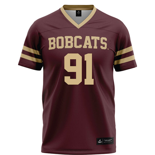 Texas State - NCAA Football : Jp Deeter - Maroon Football Jersey-0