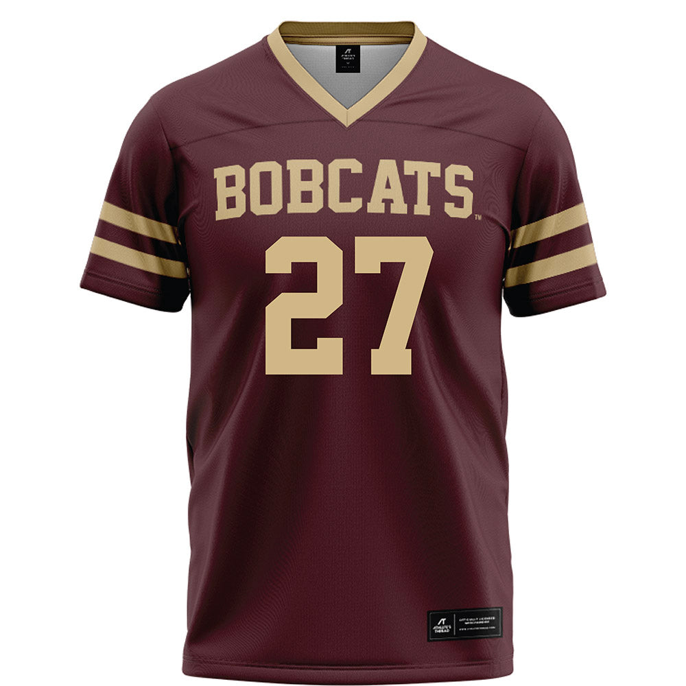 Texas State - NCAA Football : Cordarian Powell - Maroon Football Jersey-0