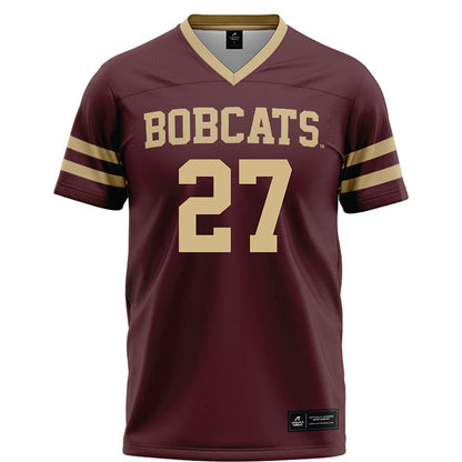 Texas State - NCAA Football : Cordarian Powell - Maroon Football Jersey-0