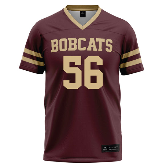 Texas State - NCAA Football : Trenton Burkhalter Jr. - Maroon Football Jersey-0