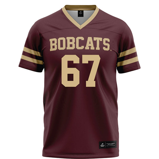 Texas State - NCAA Football : Preston Ward - Maroon Football Jersey-0