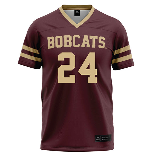 Texas State - NCAA Football : Caleb Carter - Maroon Football Jersey-0