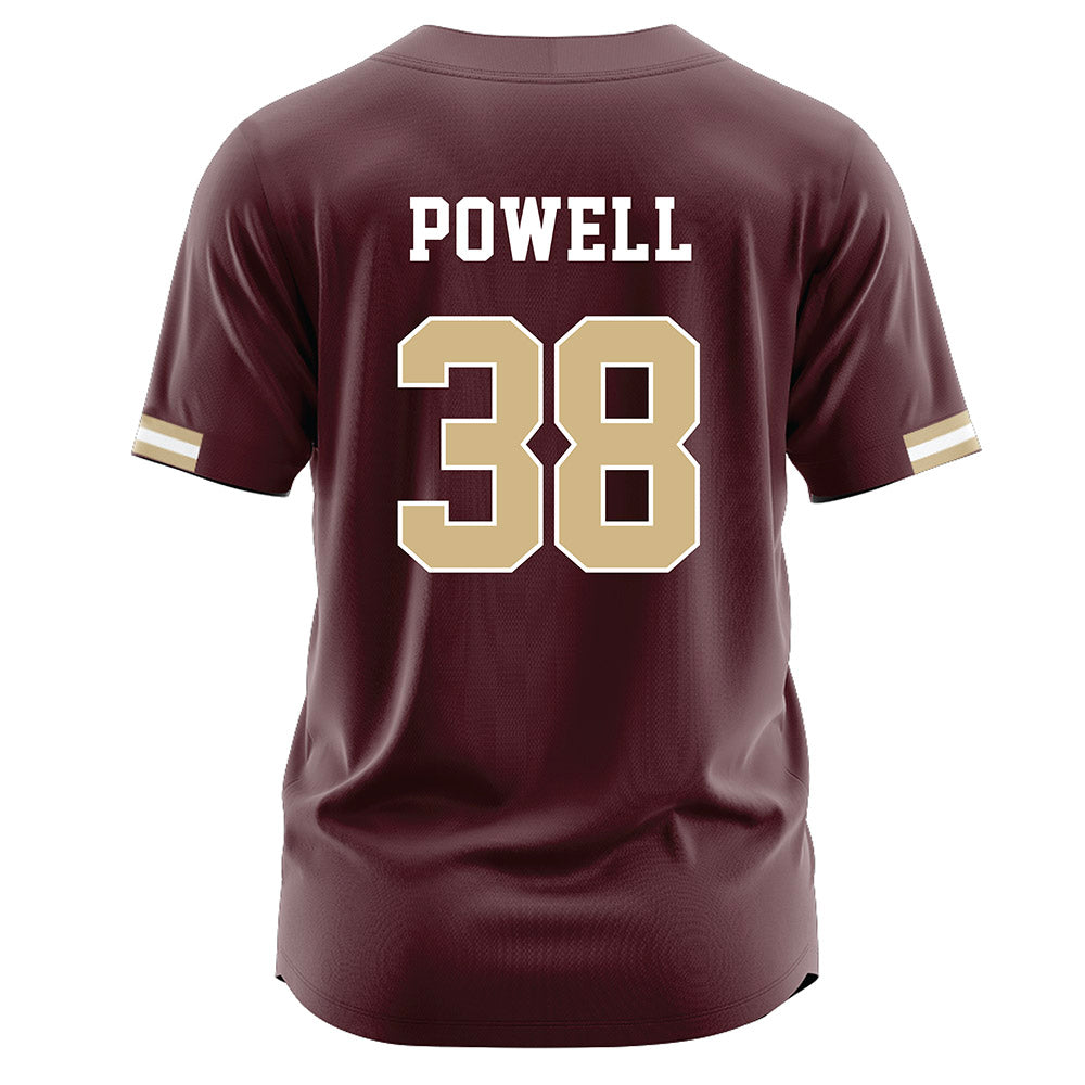 Texas State - NCAA Baseball : Ty Powell - Maroon Jersey-1