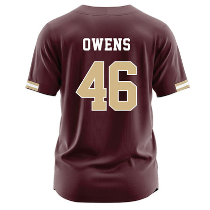 Texas State - NCAA Baseball : Marsha Owens - Maroon Jersey-1