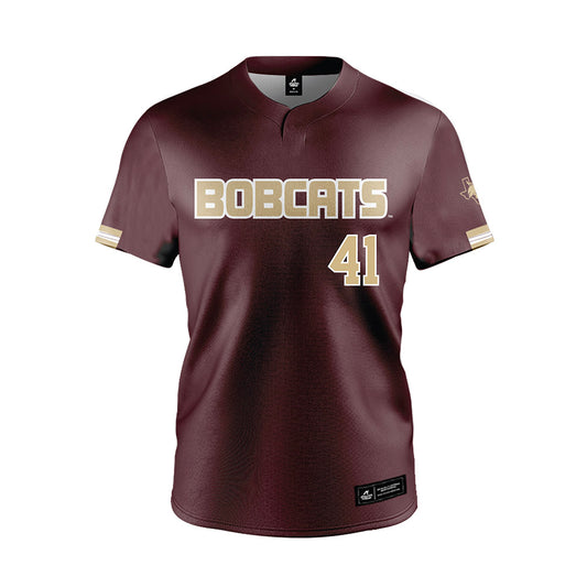 Texas State - NCAA Baseball : Theo Kummer - Maroon Jersey-0