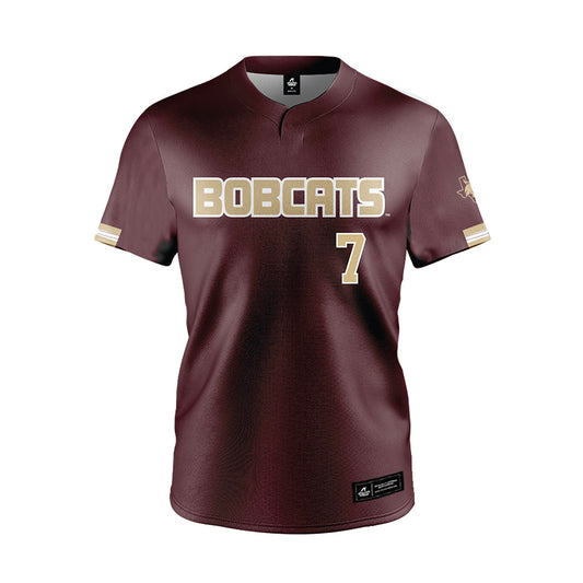 Texas State - NCAA Baseball : Alex Valentin - Maroon Jersey-0