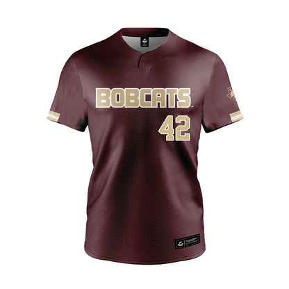 Texas State - NCAA Baseball : Austin Munguia - Maroon Jersey-0
