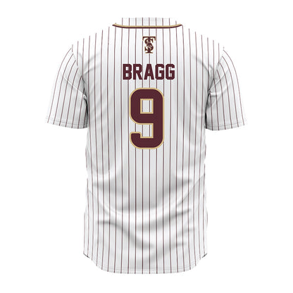 Texas State - NCAA Baseball : Travis Bragg - White Jersey