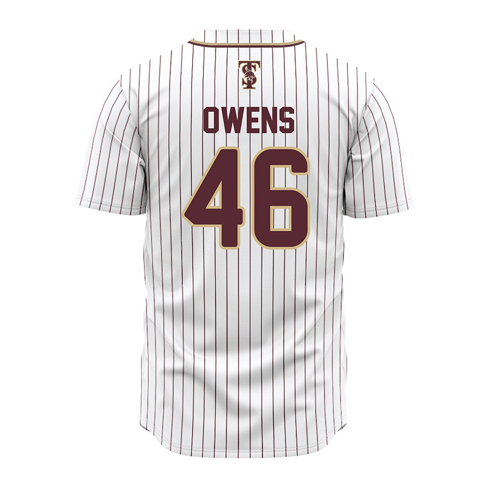 Texas State - NCAA Baseball : Marsha Owens - White Jersey-1