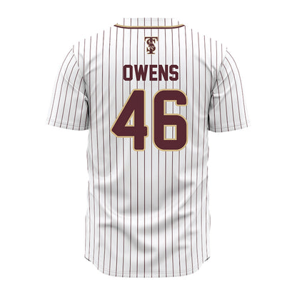 Texas State - NCAA Baseball : Marsha Owens - White Jersey-1