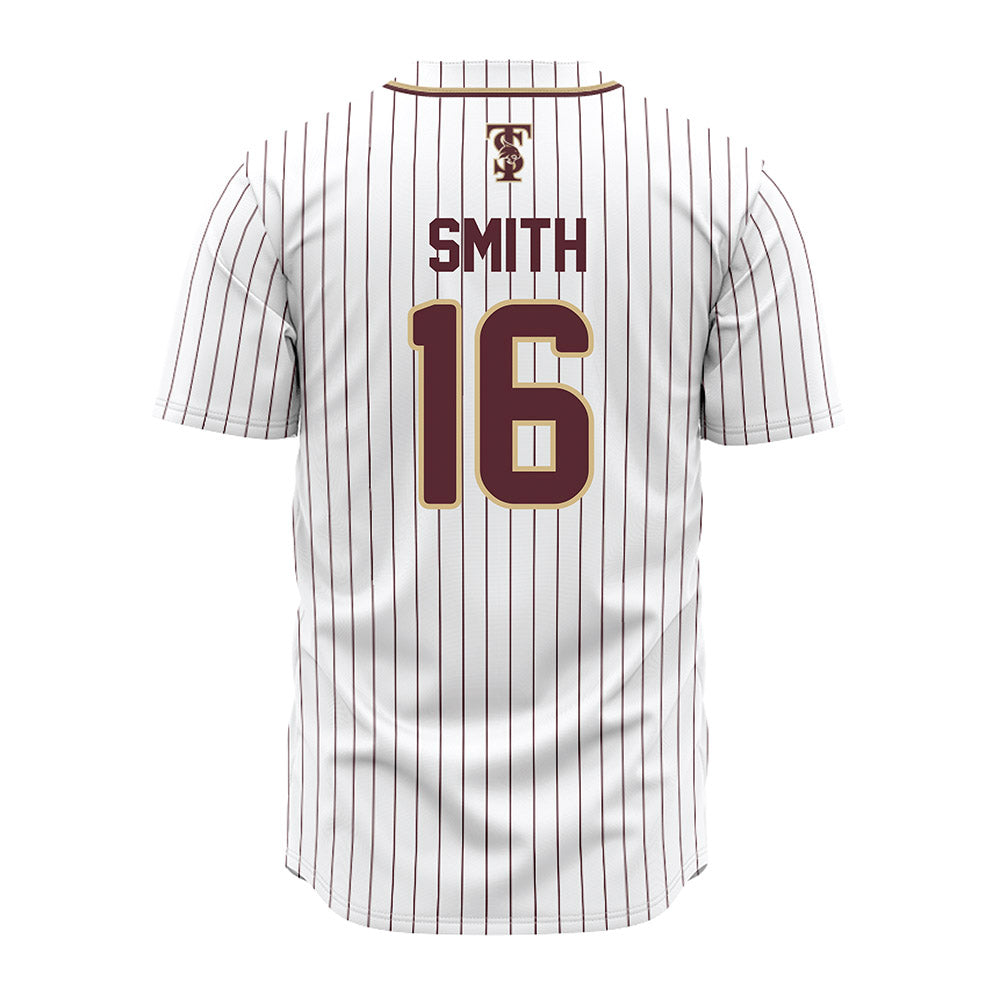 Texas State - NCAA Baseball : Cade Smith - White Jersey-1