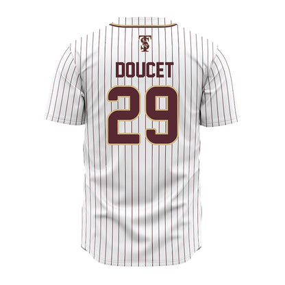 Texas State - NCAA Baseball : Conner Doucet - White Jersey