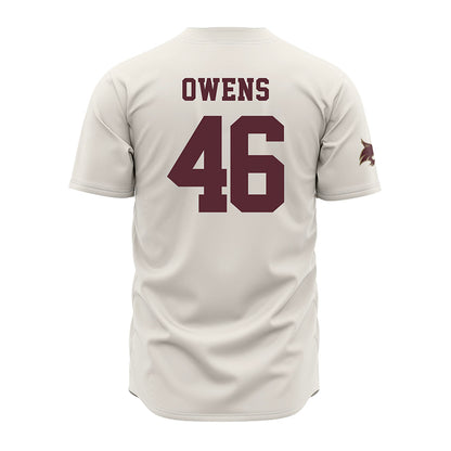 Texas State - NCAA Baseball : Marsha Owens - Cream Jersey-1