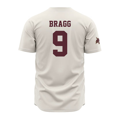 Texas State - NCAA Baseball : Travis Bragg - Cream Jersey