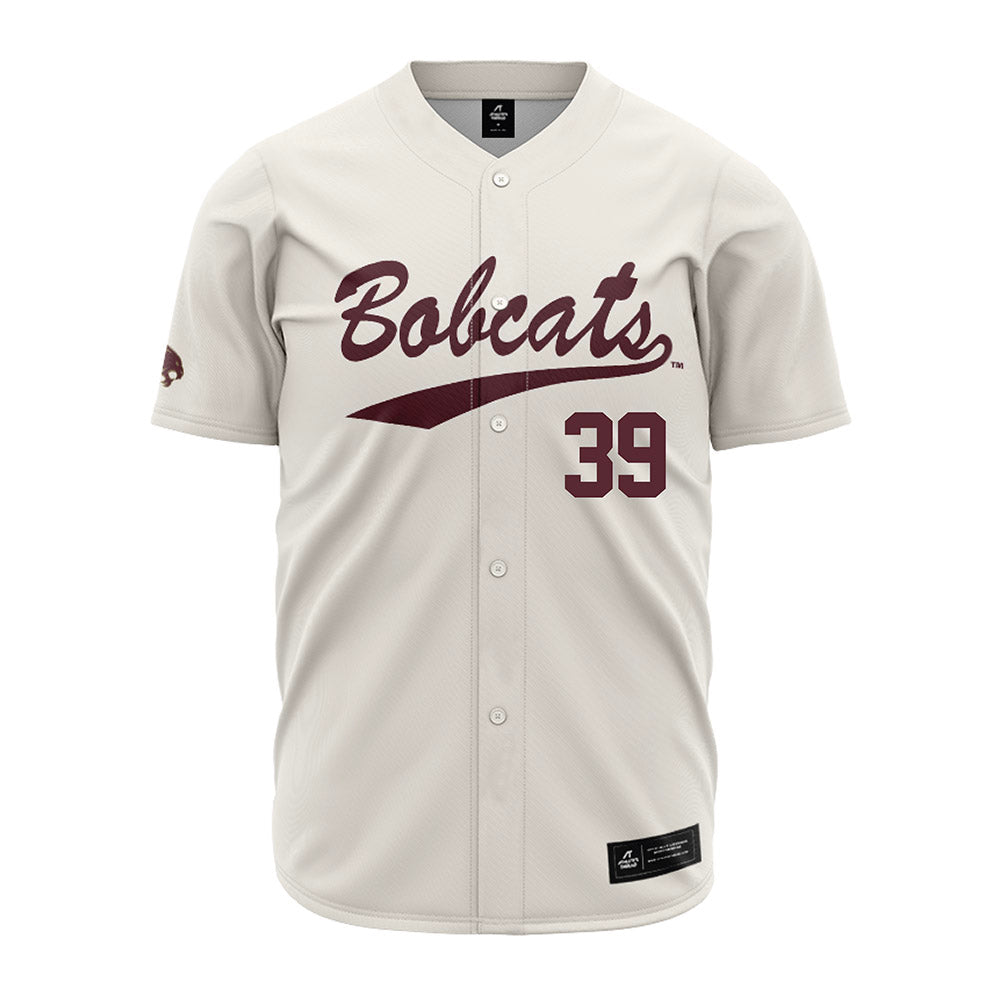 Texas State - NCAA Baseball : Maximus Hamilton - Cream Jersey-0