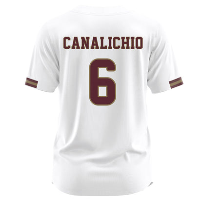 Texas State - NCAA Baseball : Will Canalichio - White Jersey-1