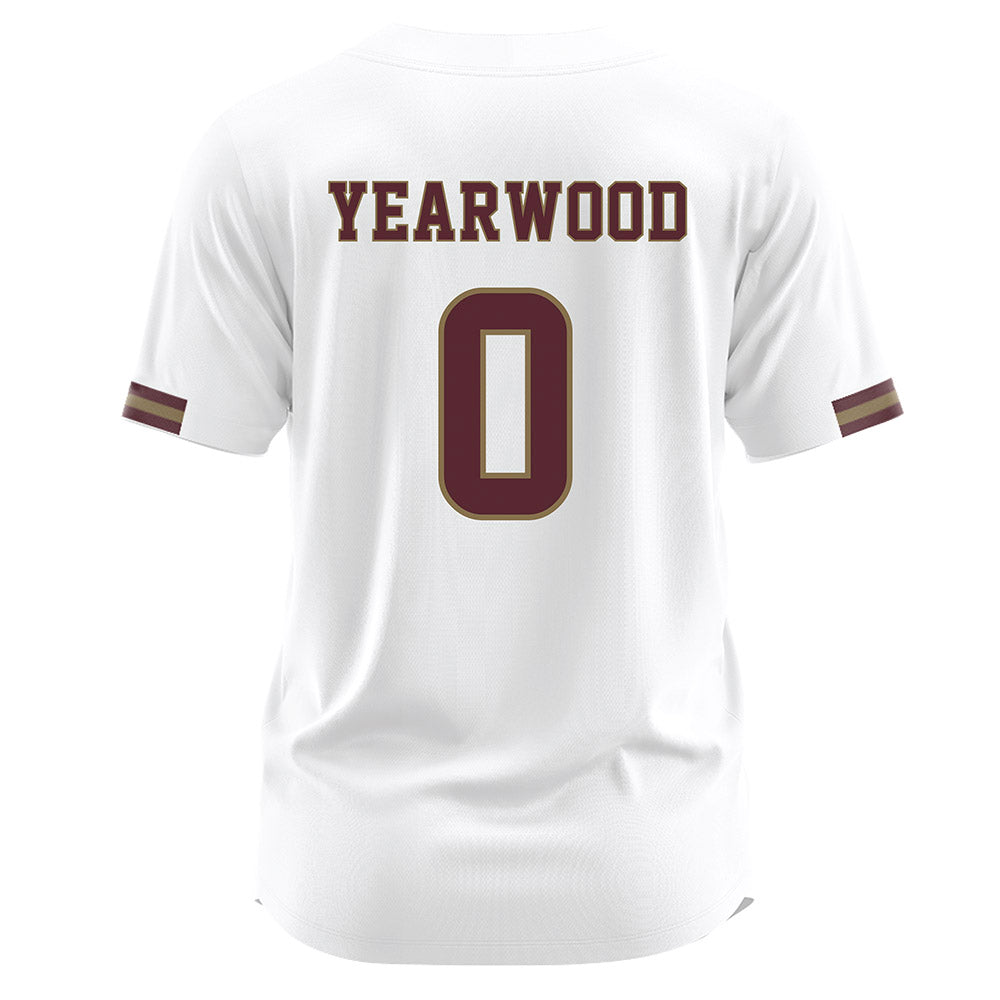 Texas State - NCAA Baseball : Alex Yearwood - White Jersey-1