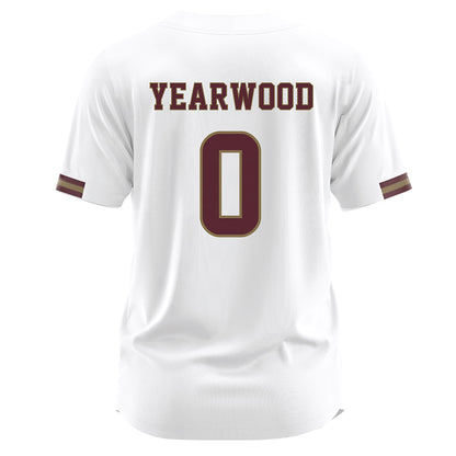 Texas State - NCAA Baseball : Alex Yearwood - White Jersey-1