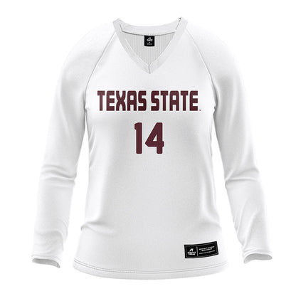  - NCAA Women's Volleyball : Ryann Torres - White Volleyball Jersey-0