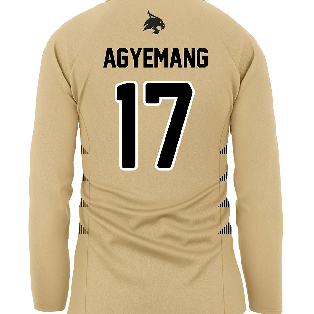 Texas State - NCAA Women's Soccer : Constance Agyemang - Gold Soccer Jersey-1