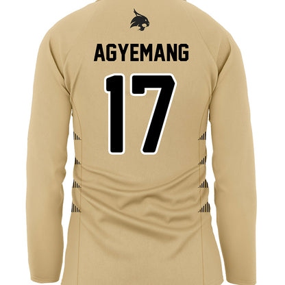 Texas State - NCAA Women's Soccer : Constance Agyemang - Gold Soccer Jersey-1