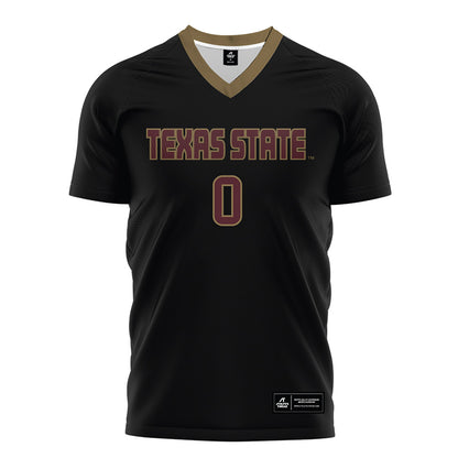 Texas State - NCAA Women's Soccer : Brooklyn Escobar - Black Soccer Jersey-0