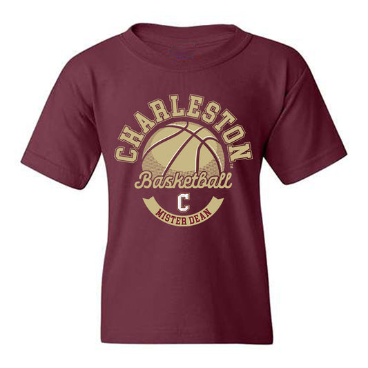 Charleston - NCAA Men's Basketball : Mister Dean - Classic Fashion Shersey Youth T-Shirt-0
