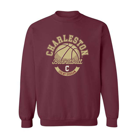 Charleston - NCAA Men's Basketball : Colby Duggan - Classic Fashion Shersey Crewneck Sweatshirt-0