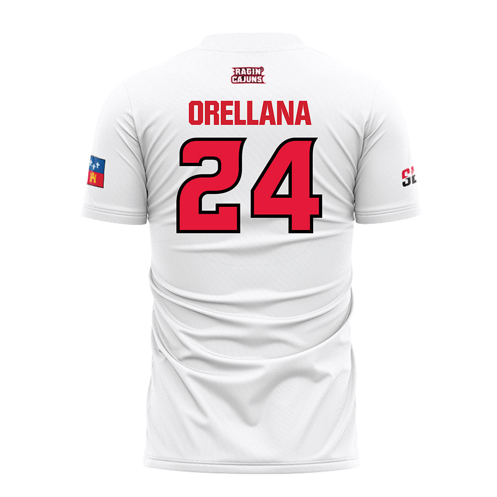 Louisiana - NCAA Women's Soccer : Olivia Orellana - White Soccer Jersey-1