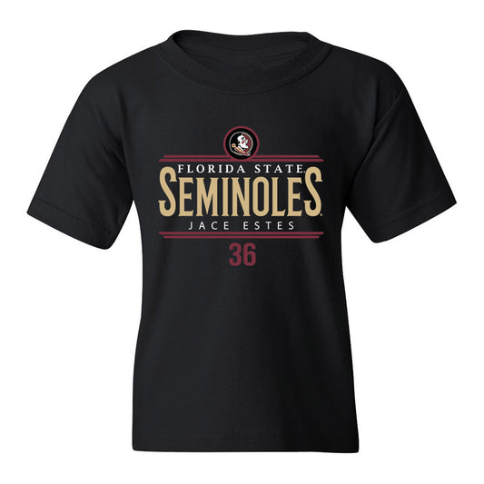 FSU - NCAA Baseball : Jace Estes - Classic Fashion Shersey Youth T-Shirt