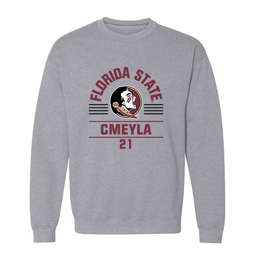 FSU - NCAA Baseball : Nathan Cmeyla - Classic Fashion Shersey Crewneck Sweatshirt-0