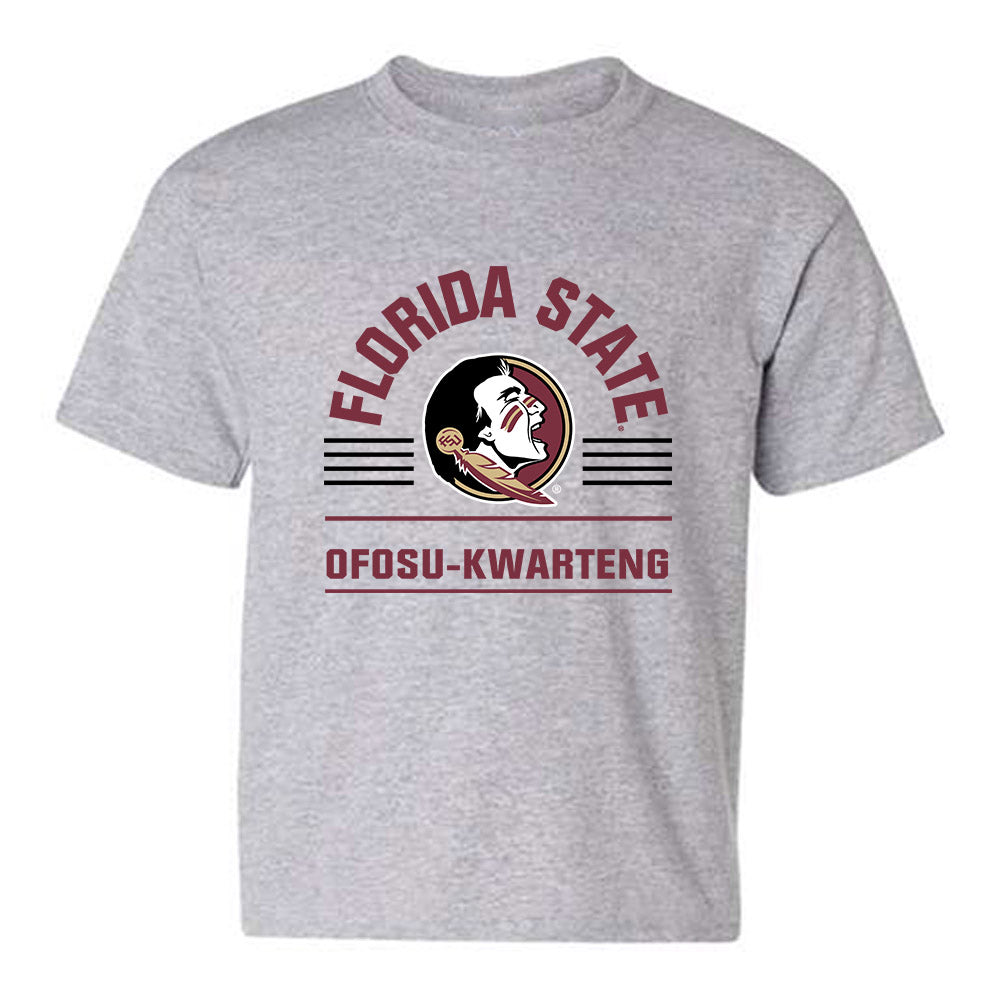 FSU - NCAA Men's Track & Field : Braeden Ofosu Kwarteng Ofosu-Kwarteng - Classic Fashion Shersey Youth T-Shirt-0
