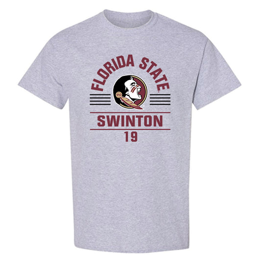 FSU - NCAA Men's Basketball : AJ Swinton - Classic Fashion Shersey T-Shirt-0