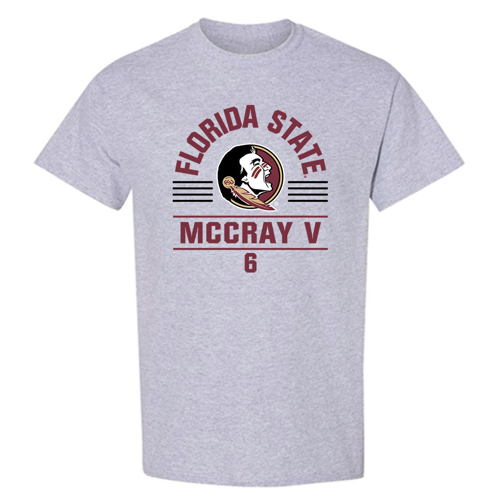FSU - NCAA Men's Basketball : Robert McCray V - Classic Fashion Shersey T-Shirt-0